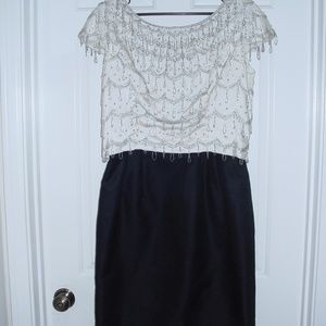 Seymour Jacobson 40’s Vintage Beaded Party Dress